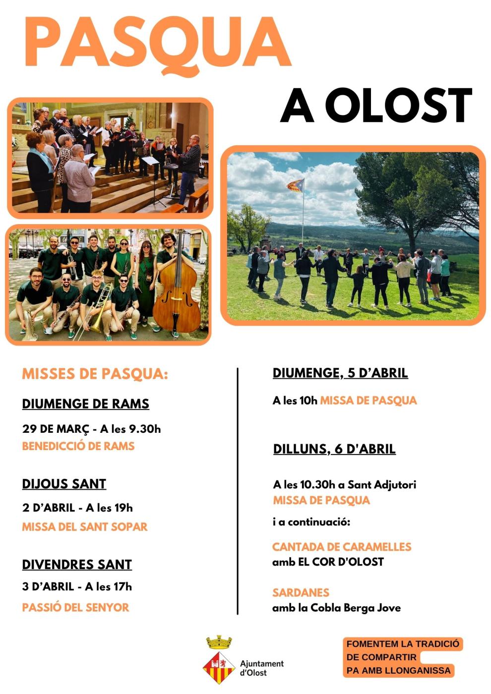 Celebrem la Pasqua a Olost